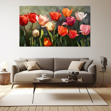 Acrylic Painting of Flowers